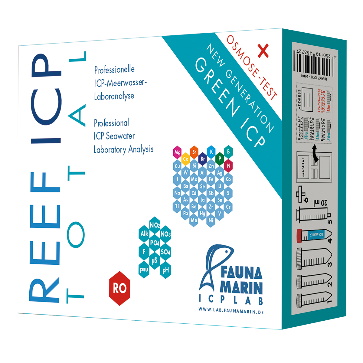 Fauna Marin Reef ICP Total Analyseset