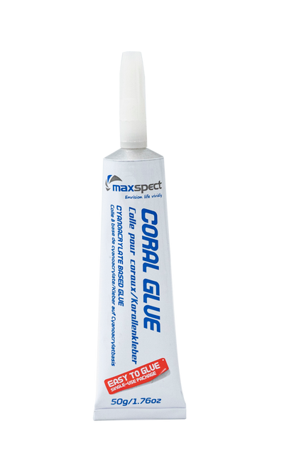 Maxspect Korallenkleber – Cyanacrylat-Gel, unterwassertauglich | 50 g oder 20 × 5 g