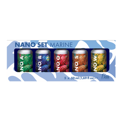 Fauna Marin Nano Set – Pflegeset für Nano-Riffe | 5 x 50 ml