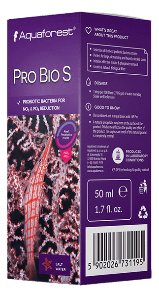 Aquaforest Pro Bio S – Bakterien für das Probiotic Reef System – 50 ml