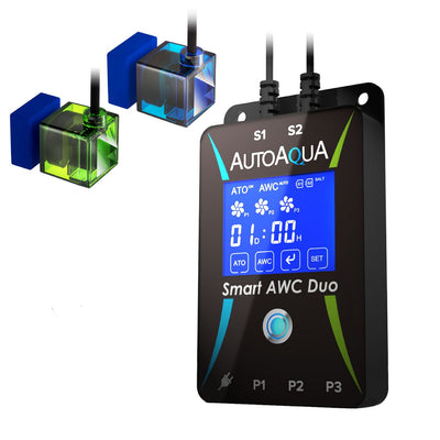 AutoAqua Smart AWC Duo G2 – Wasserwechsler mit Nachfüllung | 2 Sensoren, Touch