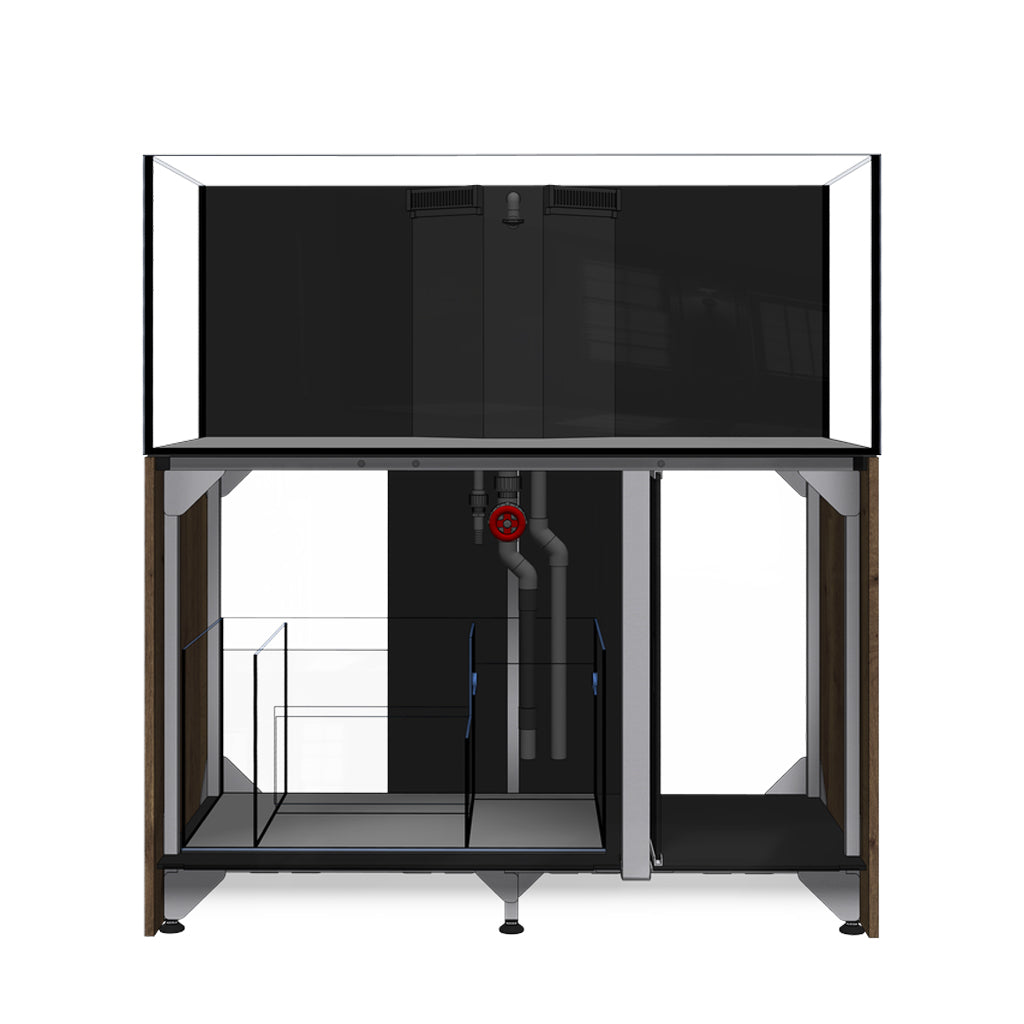 D-D Aqua-Pro Reef Metal Frame 1350 – Innenansicht mit Sump
