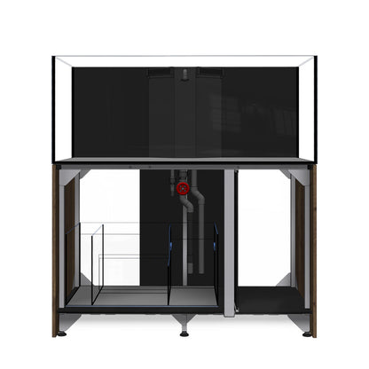 D-D Aqua-Pro Reef Metal Frame 1350 – Innenansicht mit Sump