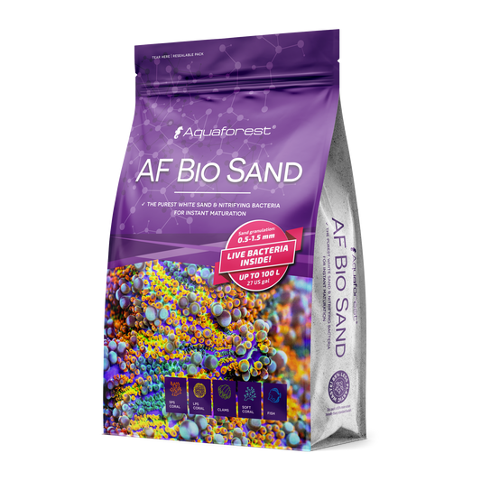 Aquaforest Bio Sand – Bodengrund für Riffaquarien – 0,5–1,5 mm, 10 kg