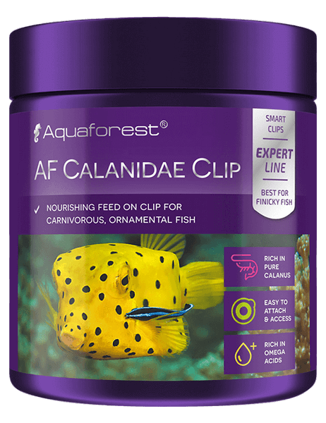 Aquaforest Fischfutter – Marine Flakes, Calanidae Clip, Vege Clip, Fish Food Set – Calanidae Clip 100 g