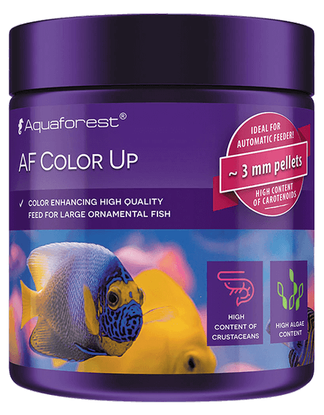 Aquaforest Fischfutter Granulat – Marine Mix, Protein Power, Color Up, Vege Strength u. a. | 100–120 g – Color Up 100 g