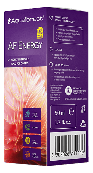 Aquaforest AF Energy – Korallennahrung – 50 ml