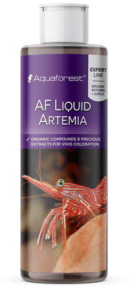 Aquaforest Flüssigfutter – Phyto Mix, Plankton Elixir, Rotifers, Artemia, Mysis, Vege – Liquid Artemia 250 ml