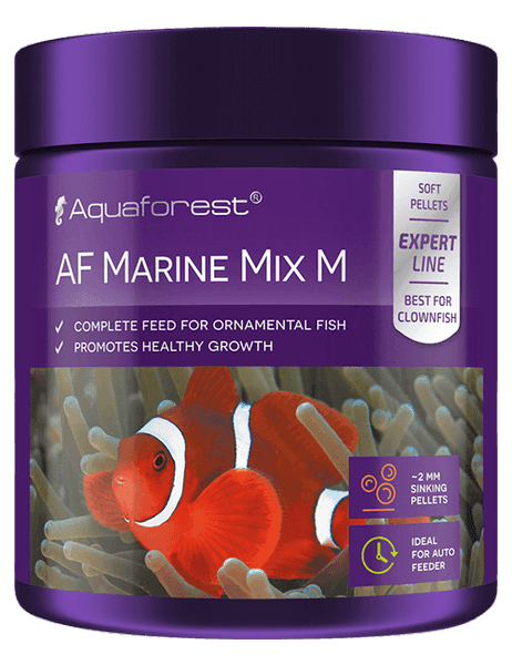 Aquaforest Fischfutter Granulat – Marine Mix, Protein Power, Color Up, Vege Strength u. a. | 100–120 g – Marine Mix M 120 g