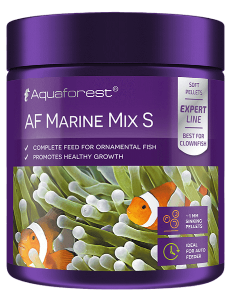 Aquaforest Fischfutter Granulat – Marine Mix, Protein Power, Color Up, Vege Strength u. a. | 100–120 g – Marine Mix S 120 g