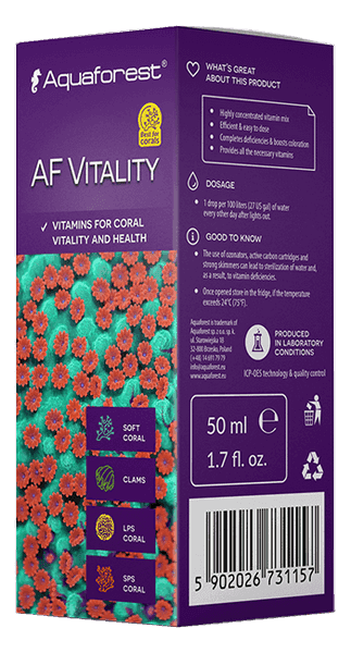 Aquaforest AF Vitality – Vitamine für Korallen – 50 ml