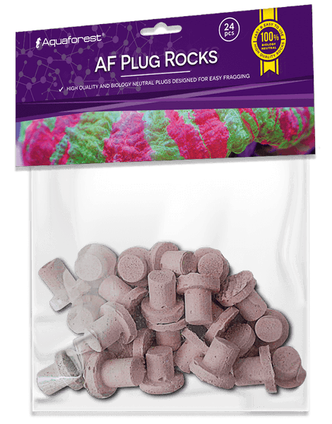 Aquaforest Frag Rocks, Mini Rocks & Plug Rocks – Ablegersockel – Plug Rocks Lila (24 Stk.)