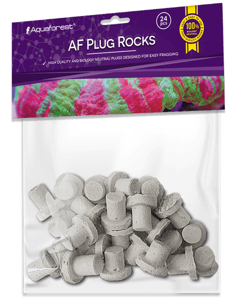 Aquaforest Frag Rocks, Mini Rocks & Plug Rocks – Ablegersockel – Plug Rocks Weiß (24 Stk.)
