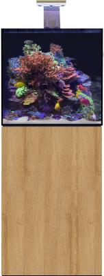 D-D Aqua-Pro Reef 600 Cube Eiche Natur – Riffaquarium mit Unterschrank