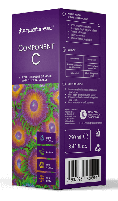 Aquaforest Component A, B, C – Spurenelement-Gruppen – Component C 250 ml