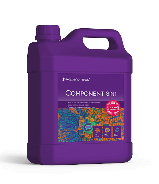 Aquaforest Component 3in1 – Calcium, KH und Magnesium in einer Lösung – 1.000 ml