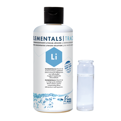 Fauna Marin Elementals Trace Li – Lithium nach ICP-Wert | 250 ml