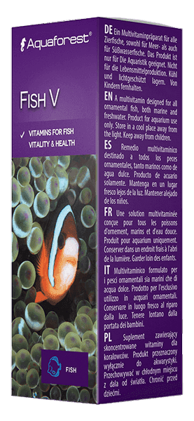 Aquaforest Fish V – Vitamine für Fische – 10 ml