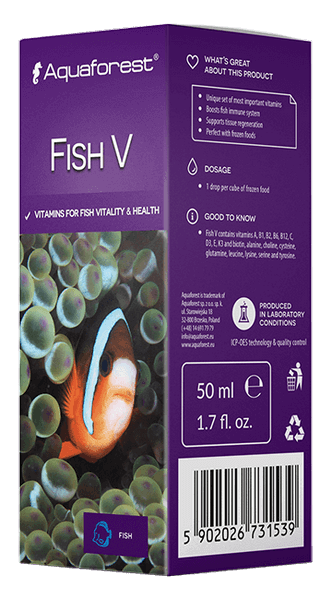 Aquaforest Fish V – Vitamine für Fische – 50 ml