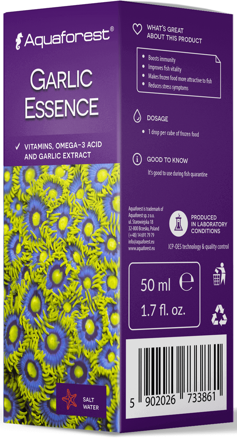 Aquaforest Garlic Essence – Knoblauch-Futterzusatz – 50 ml