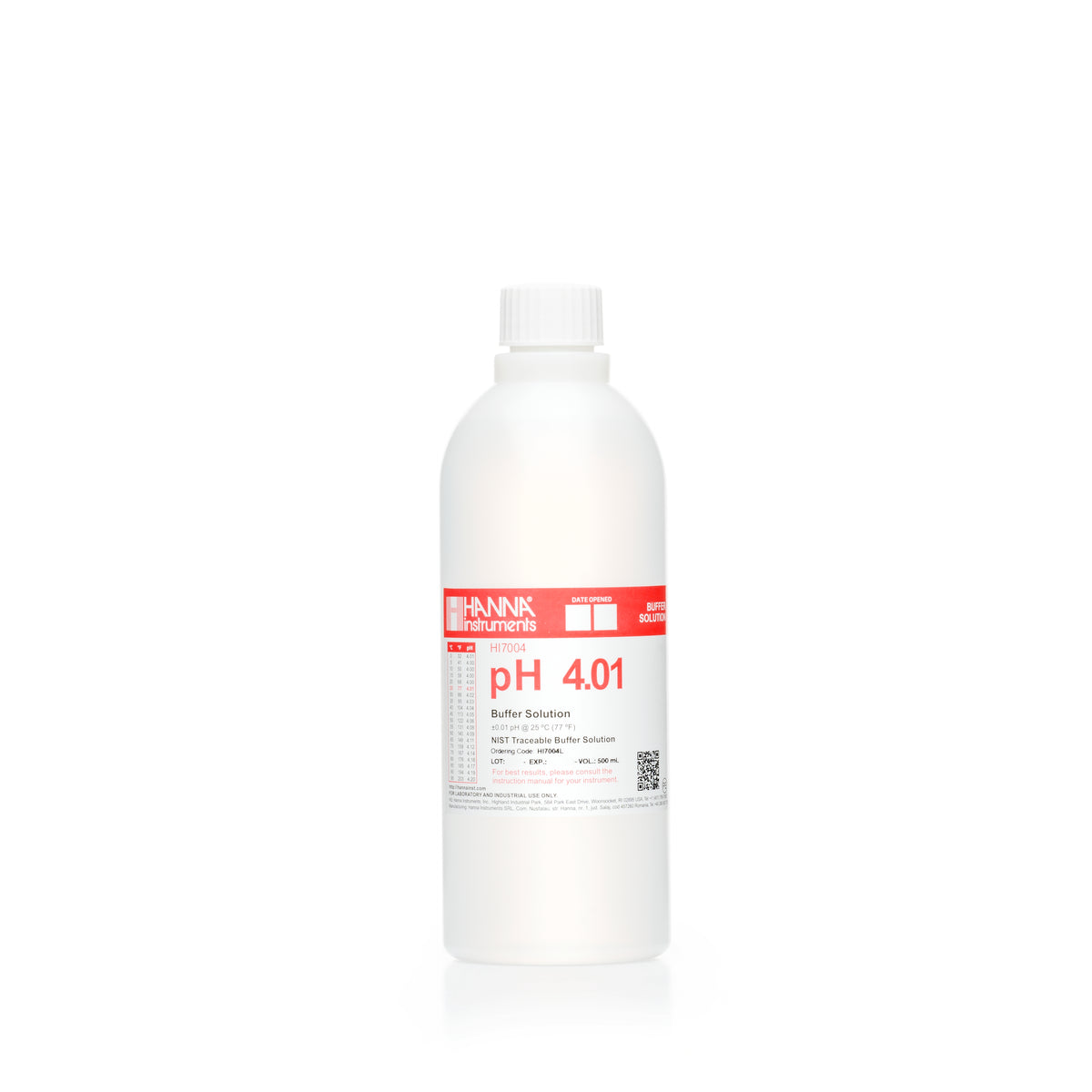 Hanna pH-Kalibrierlösung 4,01 500 mL