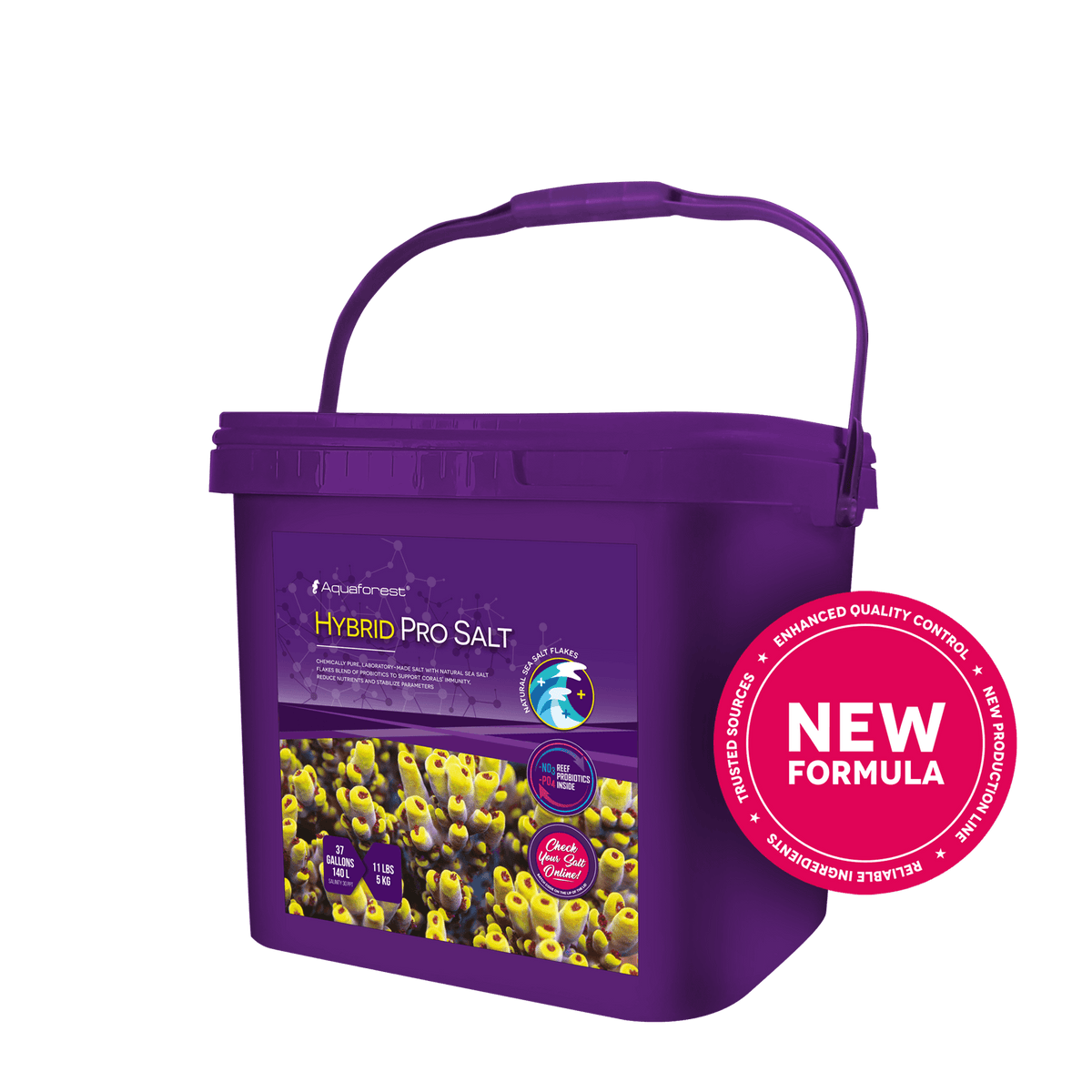 Aquaforest Hybrid Pro Salt – Meersalz mit natürlichem Meersalzanteil – 5 kg