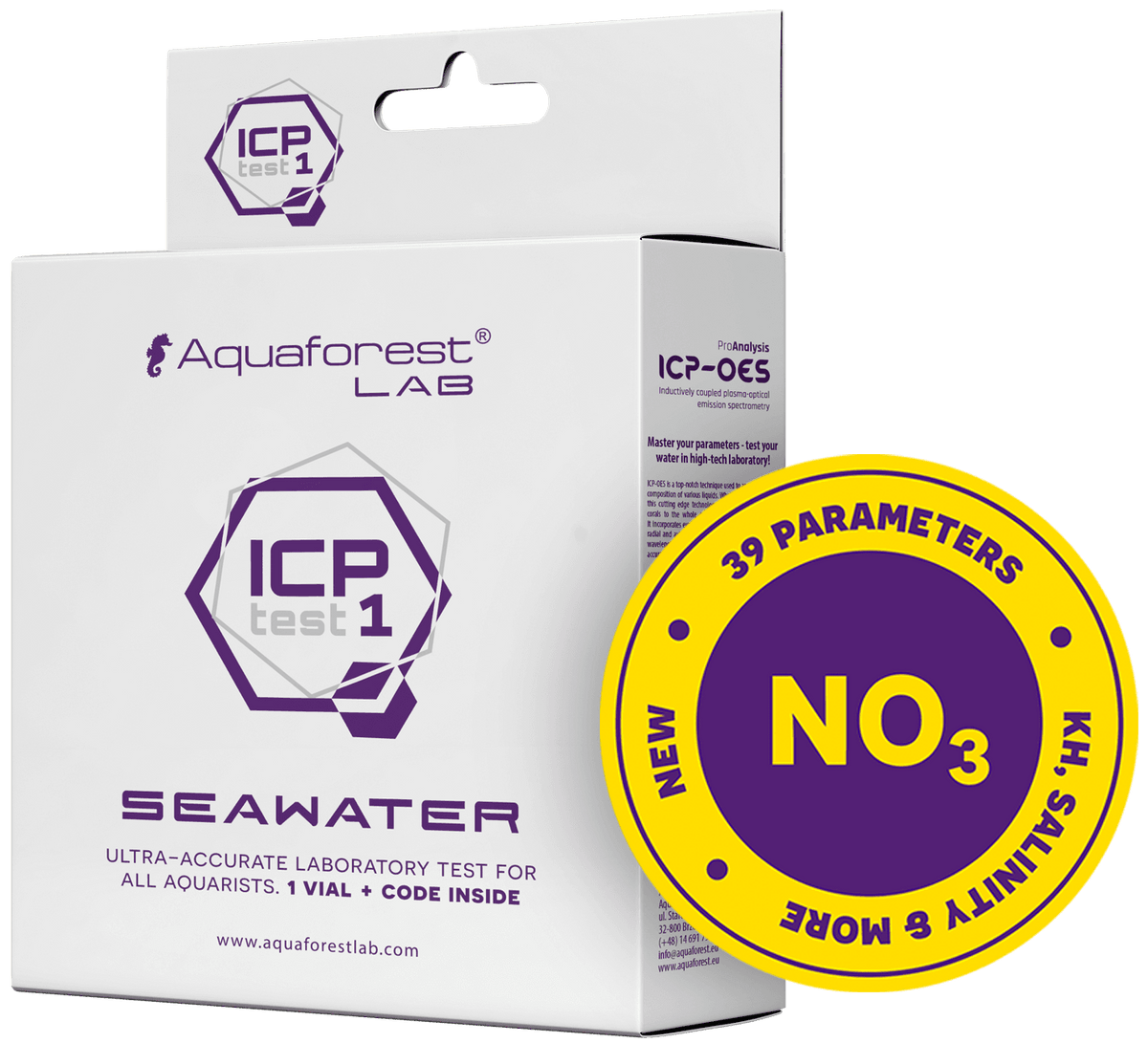 Aquaforest ICP Test – Wasseranalyse im Labor – ICP Test 1 – Meerwasser