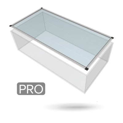 D-D JumpGuard Pro – Abdeckung auf dem Aquarium