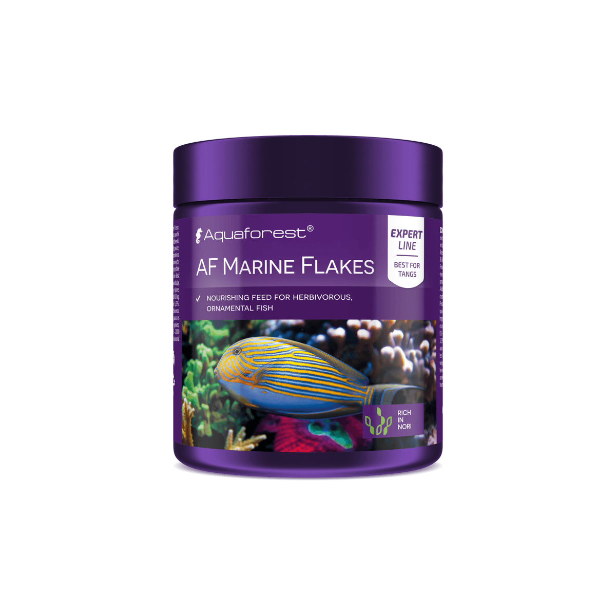 Aquaforest Fischfutter – Marine Flakes, Calanidae Clip, Vege Clip, Fish Food Set – Marine Flakes 25 g