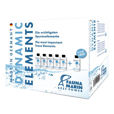 Fauna Marin Dynamic Elements – 6 Spurenelemente im Set | 6 x 250 ml