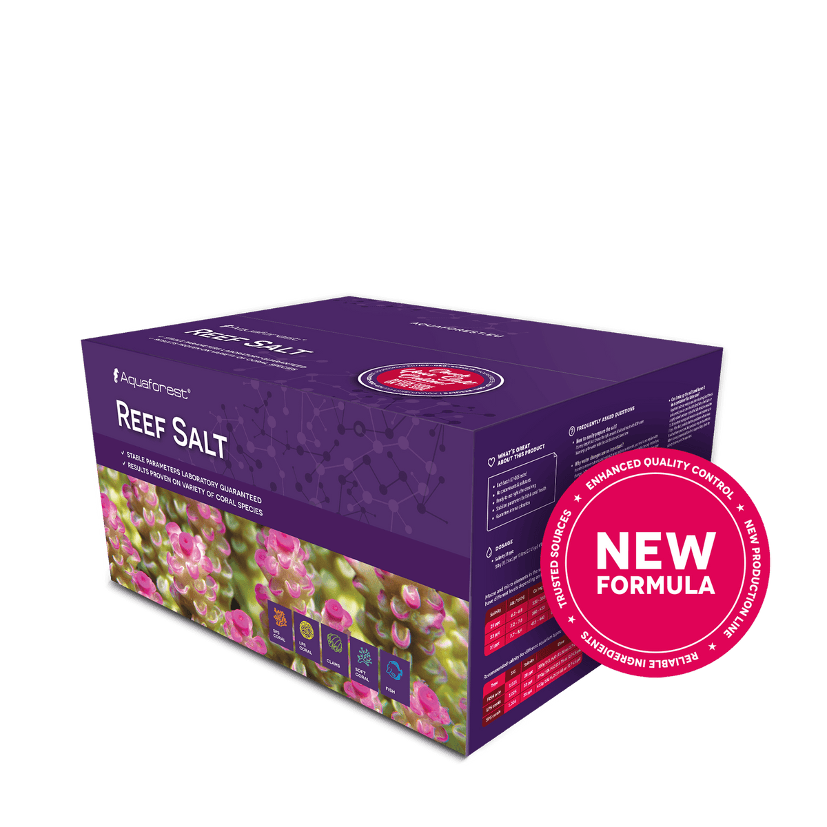 Aquaforest Reef Salt – Meersalz für Riffaquarien | 2 bis 25 kg – 20 kg Box