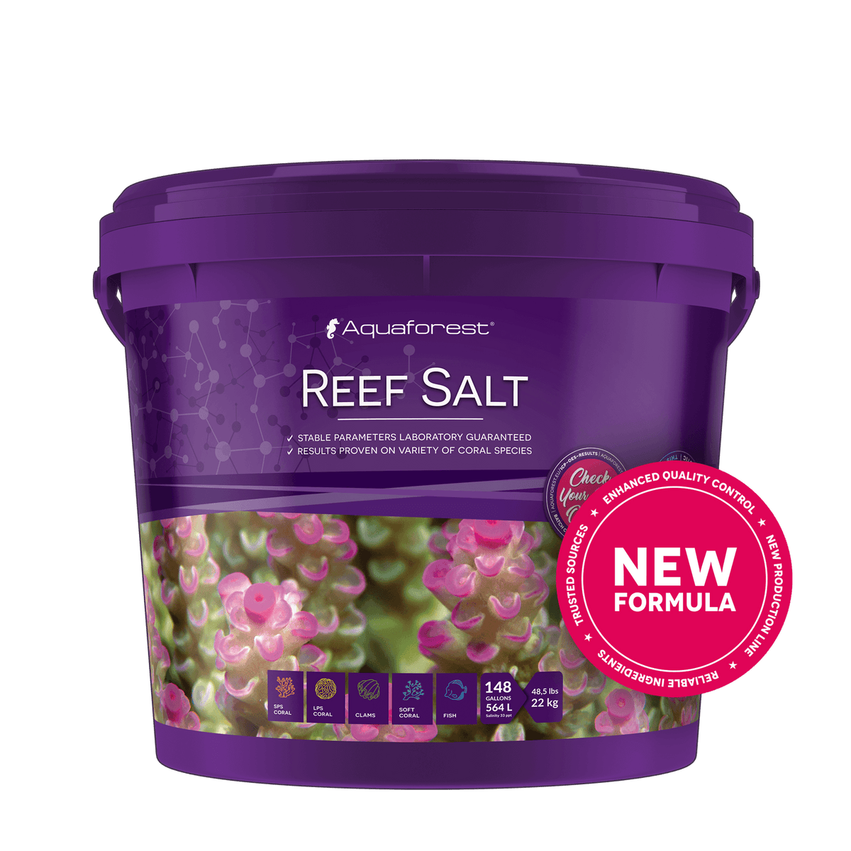 Aquaforest Reef Salt – Meersalz für Riffaquarien | 2 bis 25 kg – 22 kg Eimer