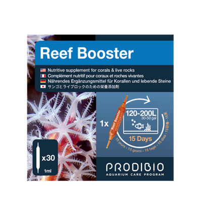 Prodibio Reef Booster – Korallennahrung in Ampullen | 30 Stück