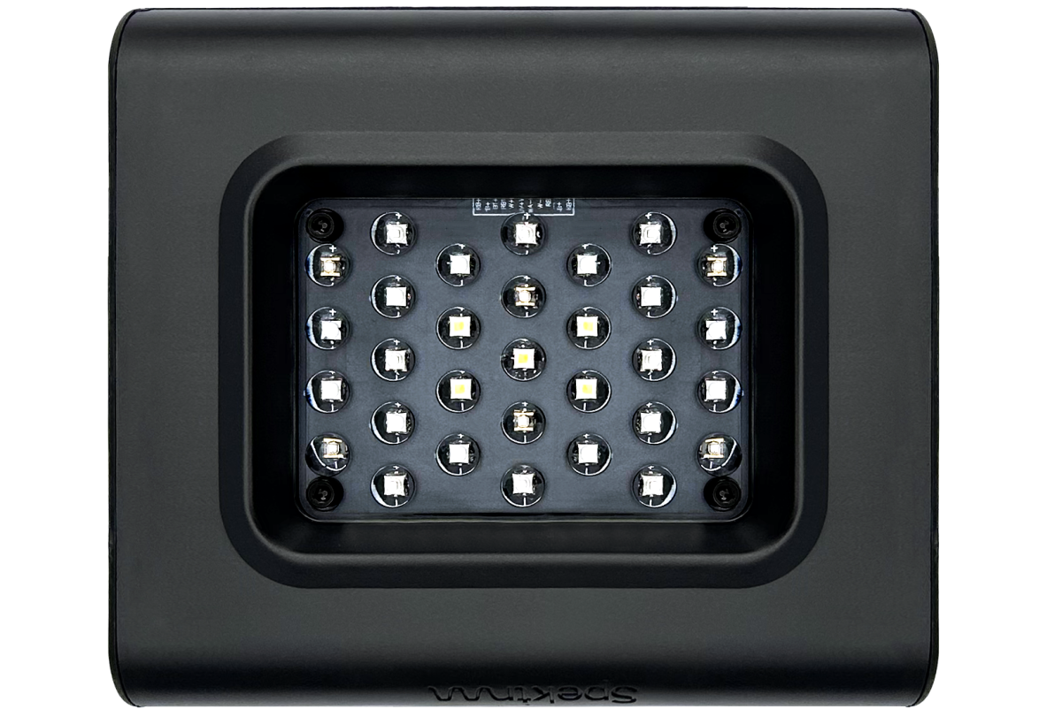 D-D Spektrum 90 LED – Unterseite mit LED-Anordnung