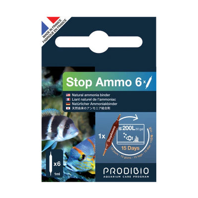 Prodibio Stop Ammo – Ammoniak-Binder | 6 und 30 Ampullen