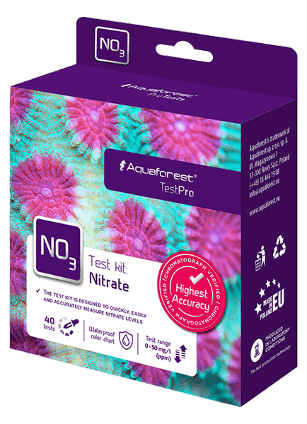 Aquaforest Test Kits – Wassertests für KH, Ca, Mg, NO3, PO4 – Nitrat (NO3)