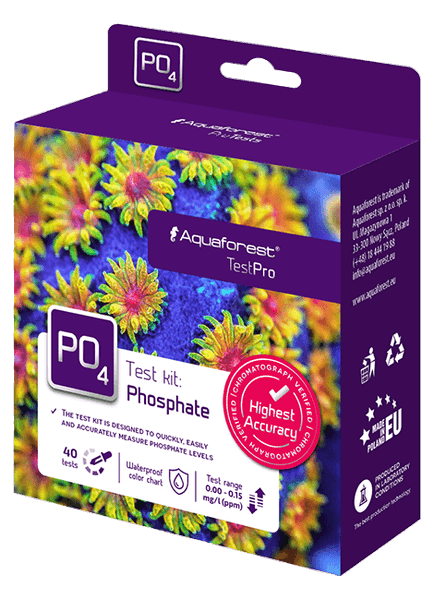 Aquaforest Test Kits – Wassertests für KH, Ca, Mg, NO3, PO4 – Phosphat (PO4)