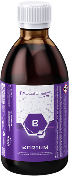 Aquaforest Lab Makroelemente – Kalium, Strontium, Bor, Brom, Fluor, Schwefel | 1.000 ml – Bor (B)