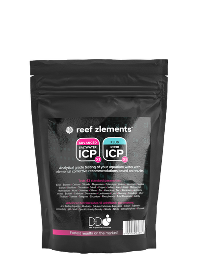 Reef Zlements ICP-Test Advanced + RO – Probenset mit RODI-Röhrchen