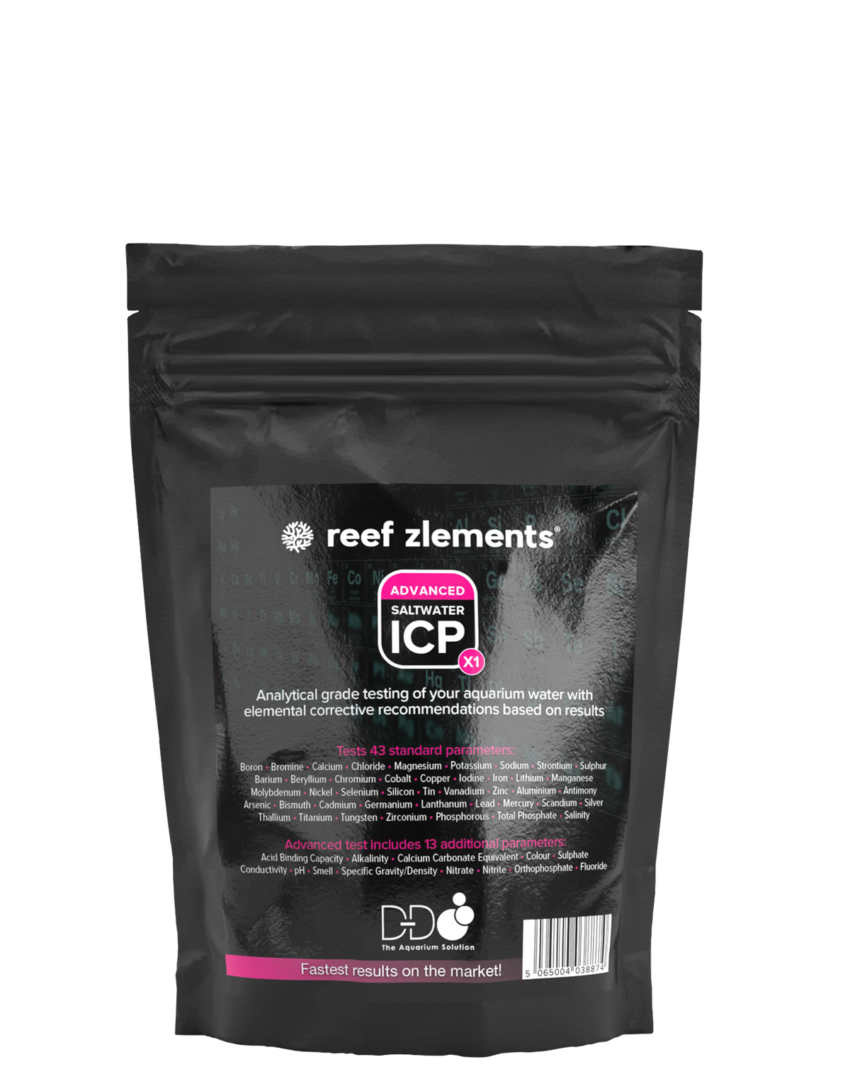 Reef Zlements ICP-Test Advanced – Paket mit Spritze und Filter