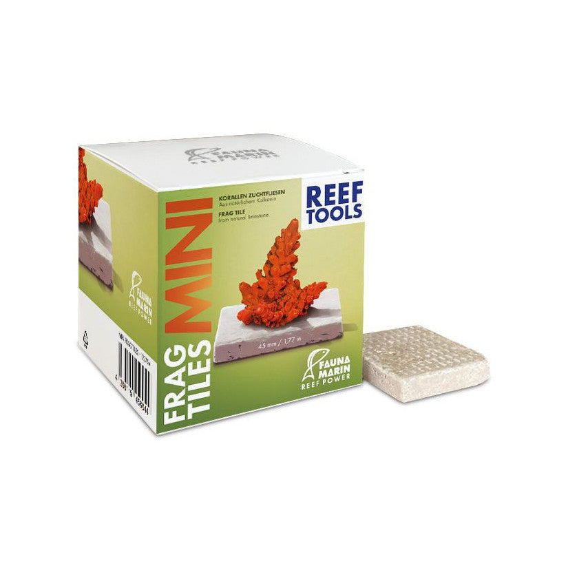 Fauna Marin Mini Frag Tiles 45 mm – Korallenzuchtfliesen, 40 Stück