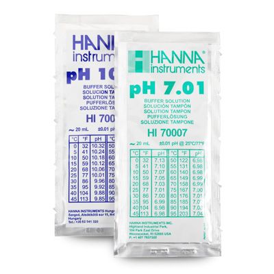 Hanna pH-Kalibrierlösung Set 7,01 und 10,01